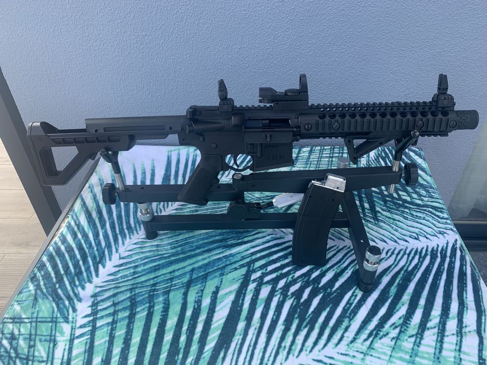 Carabina crosman dpms sbr full auto .177 4.5mm