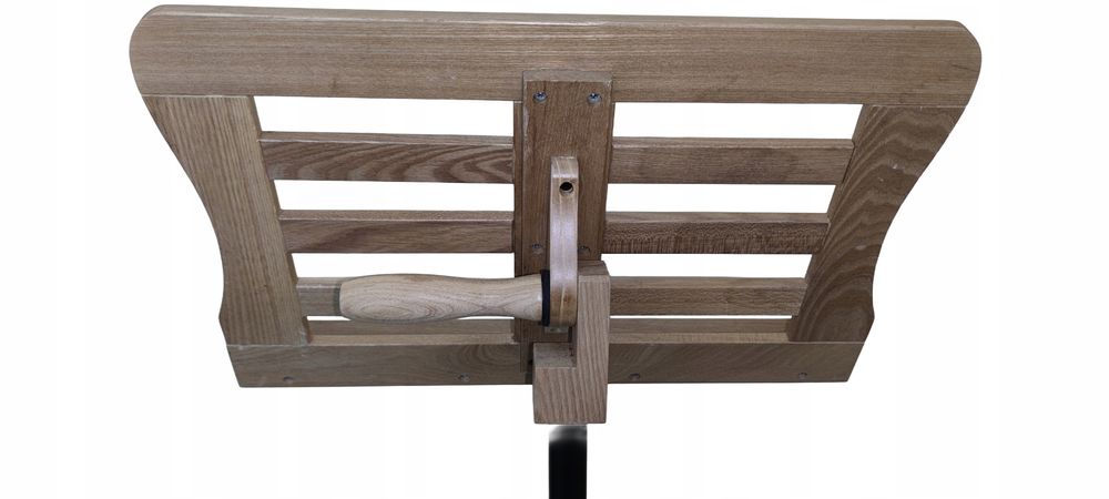 Drewniany Statyw Pod Nuty Regulowany Stojak Na Nuty Solidny I Stabilny