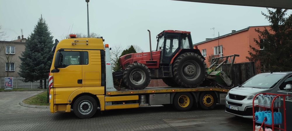 Transport maszyn rolniczych, budowlanych Pomoc Drogowa 24h