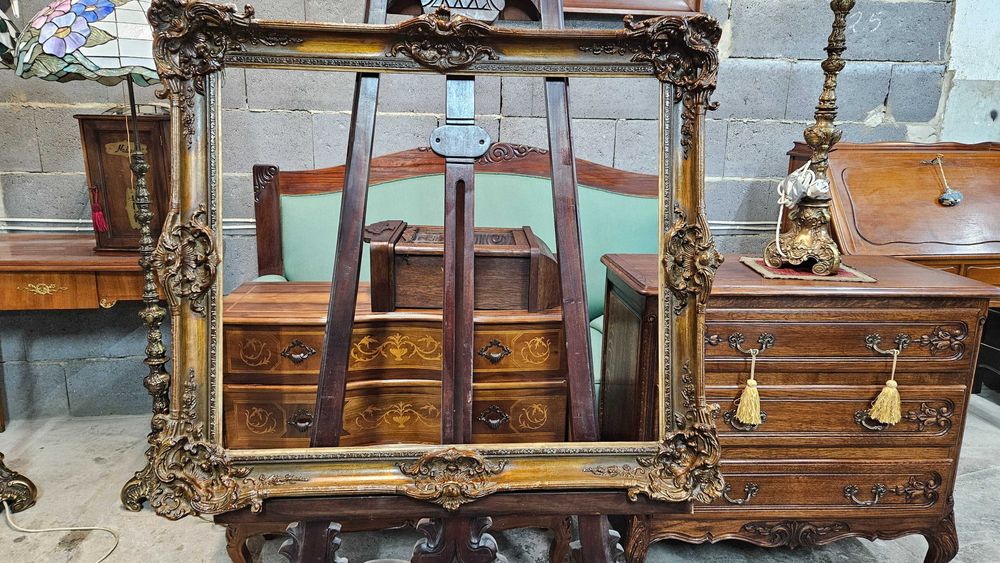 Stara Ładna rama Duża na dowolny cel ,,Robi wrażenie ,,