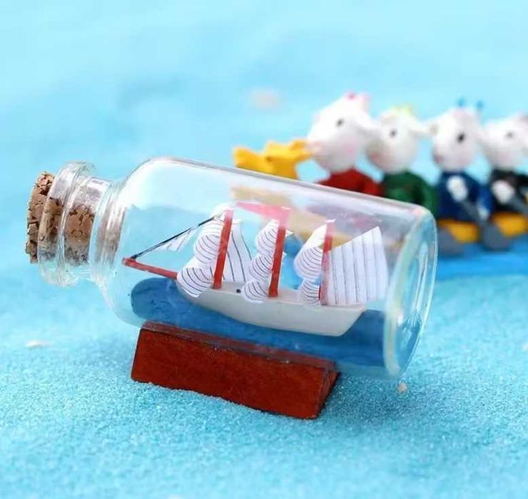 Nowa dekoracja butla morza