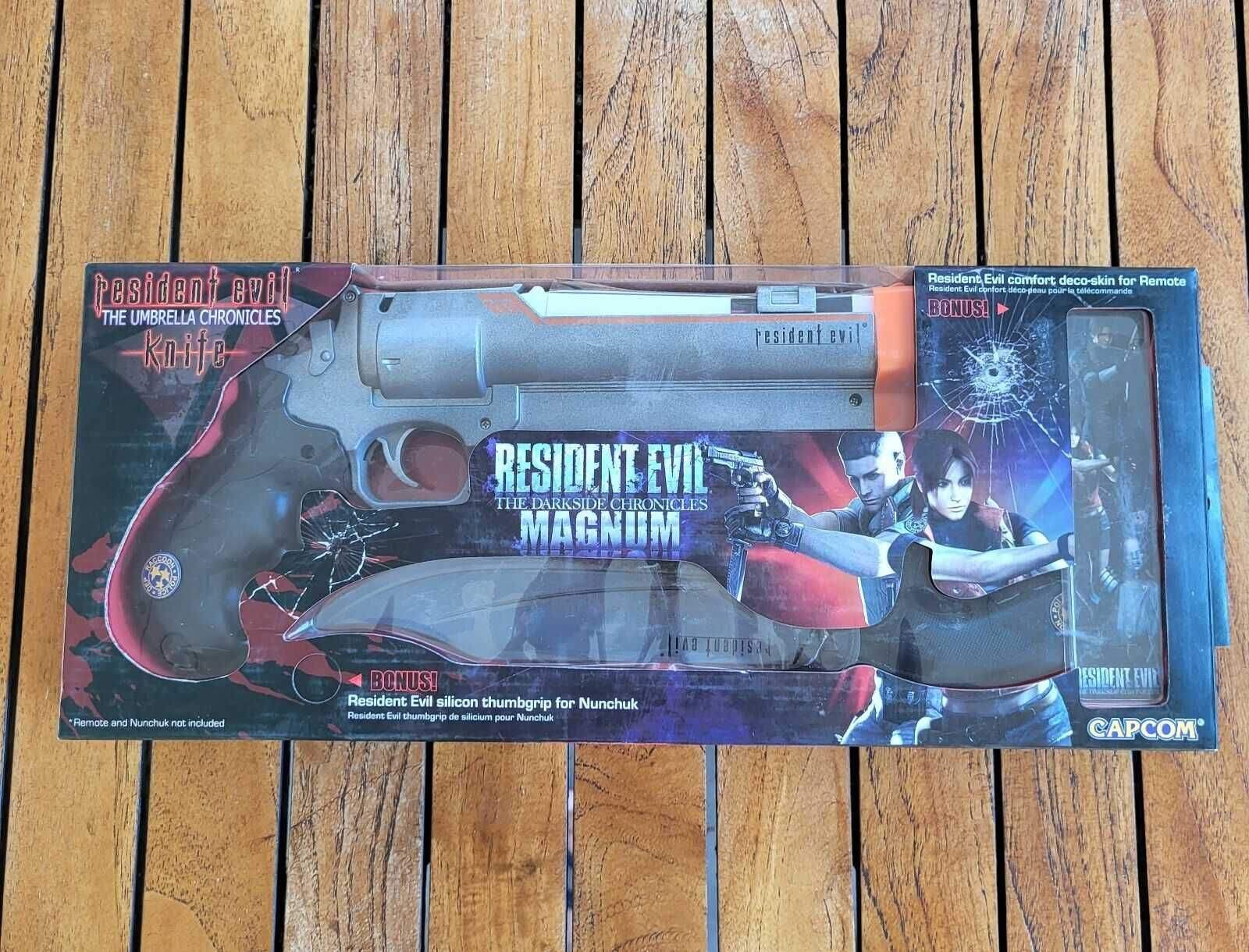 Resident Evil The Darkside Chronicles Magnum Gun & Knife Wii (SELADO)