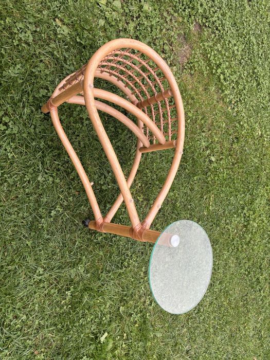 Stolik Ratanowy brak szyby tavolino