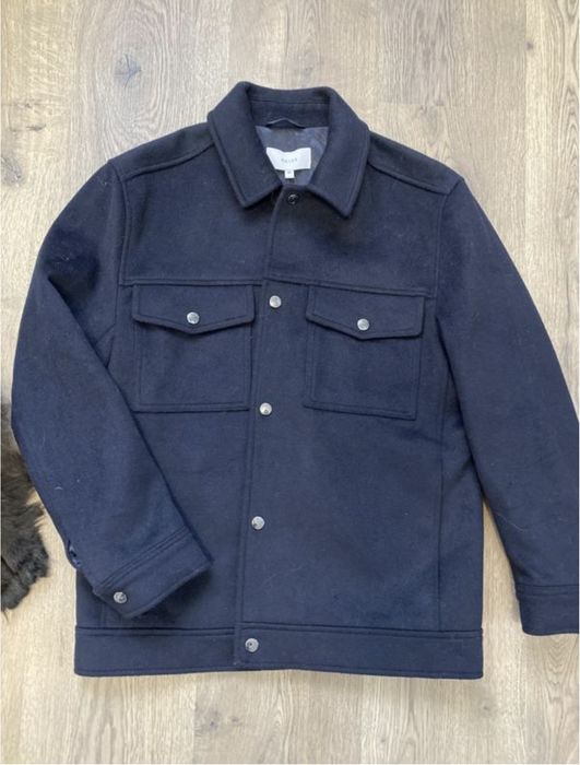 Reiss шерстяне напів пальто, куртка, піджак