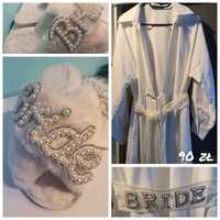 Szlafrok (sukienka) Bride, kapcie