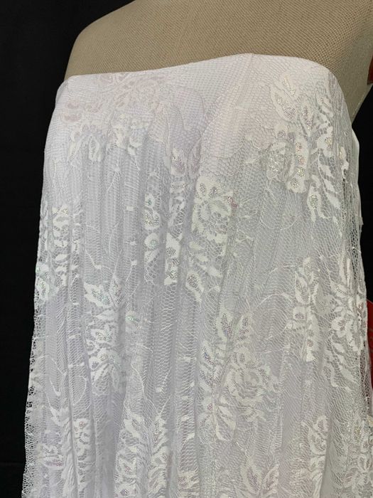 Nowa asymetryczna suknia ślubna 38 M BOHO Koronka HOLO Loves Lace