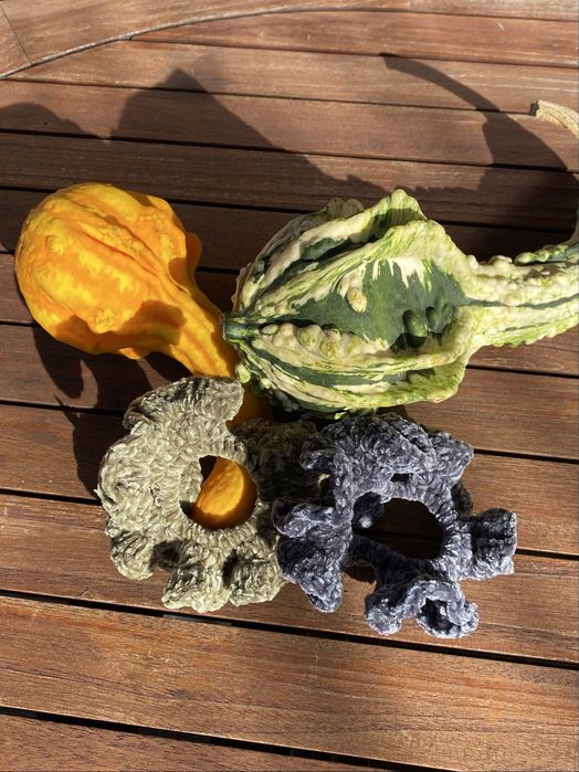 Scrunchie - gumki do włosów na szydełku