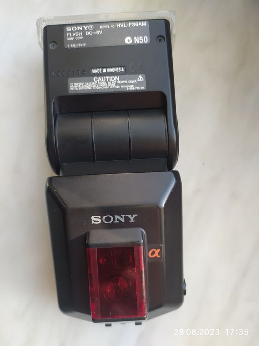 Sony HVL-F36AM • GN36 • TTL • для старих Sony / (+адаптер  для нових)