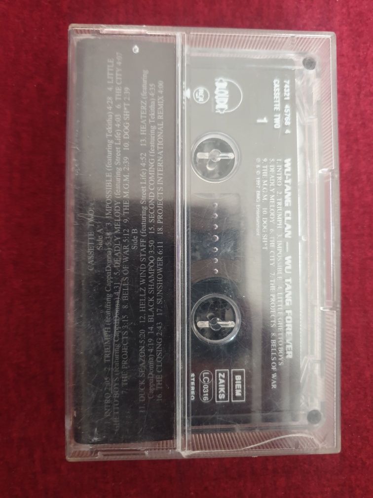 Wu Tang Clan Forever kaseta magnetofonowa 2