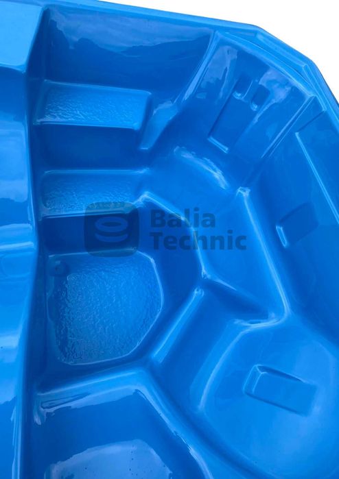 Wkład z włókna szklanego kwadrat leżanka