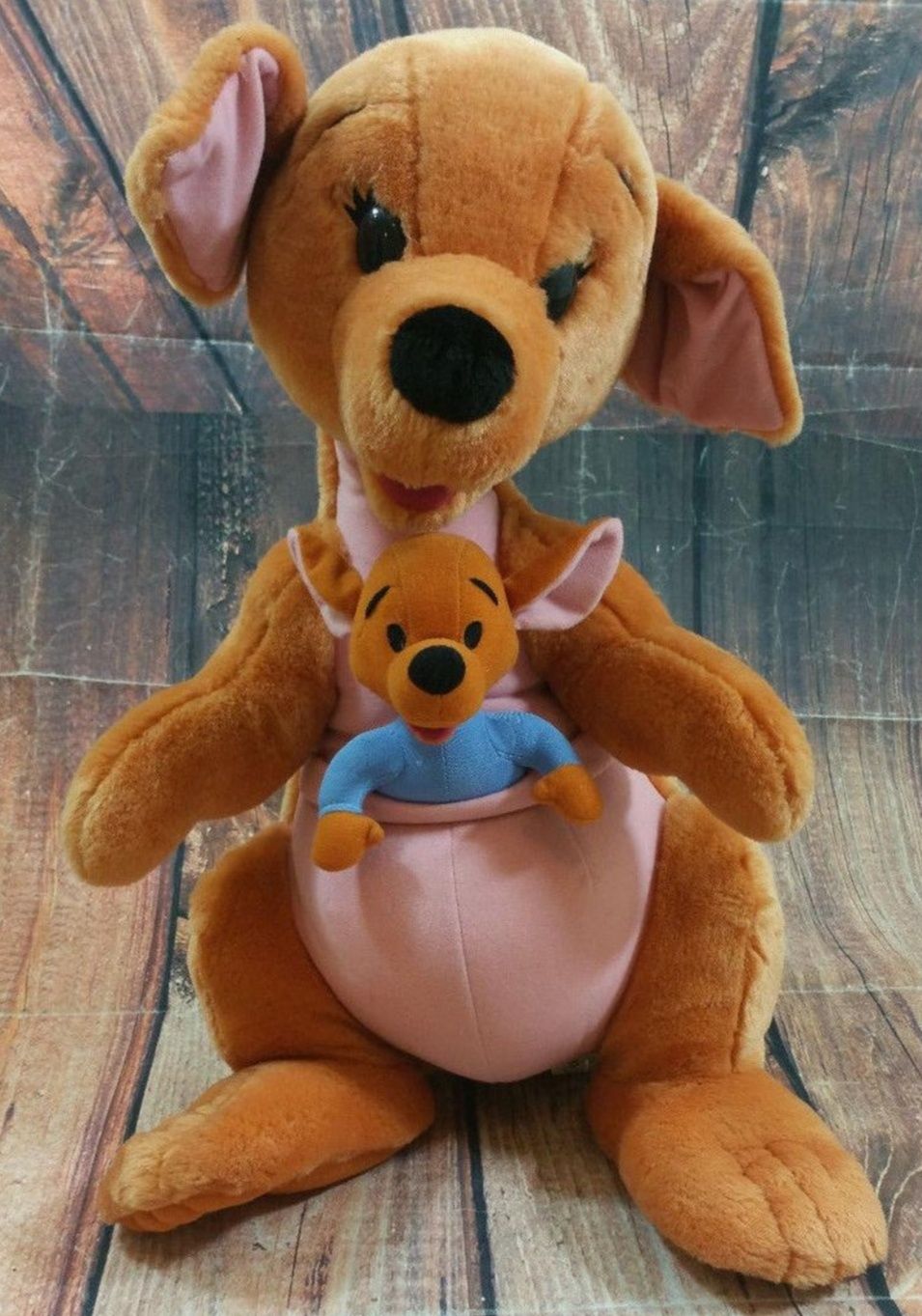 Peluche Kanga e Baby Roo Disney - raro e grande