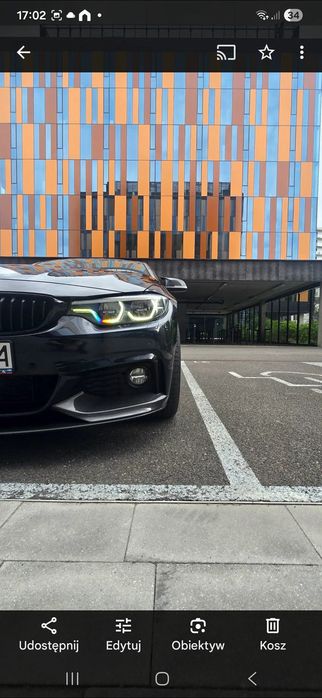 BMW Seria 4 BMW f36 430i Salon PL b48 100tys km!!