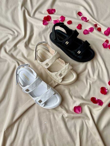 Женские летние сандалии Chanel Sandals босоножки сандалі шанель жіночі