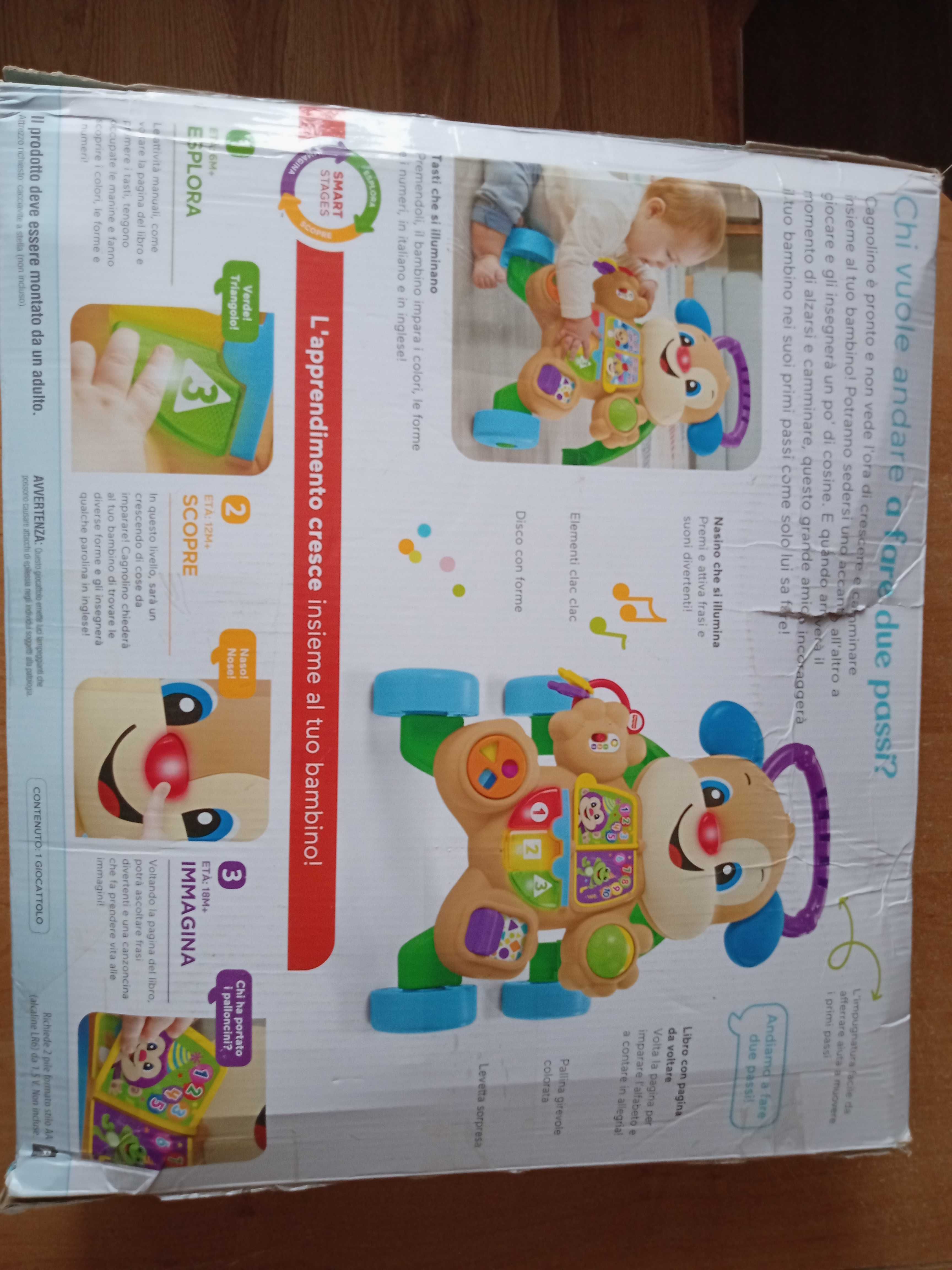 Pchacz Fisher Price Piesek 6 m +