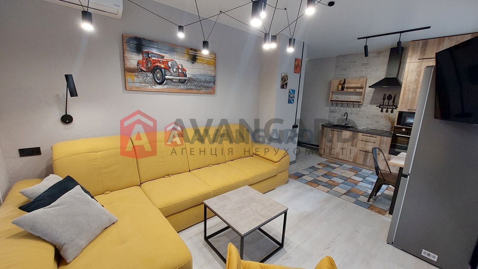 1к.кв НОВОСТРОЙ.Гагарина(Науки).Дафи.Мебель+техника 13000грн