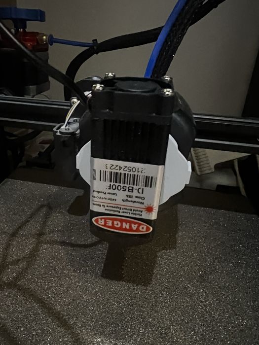 Ender 3 v2 klipper, laser, kamera