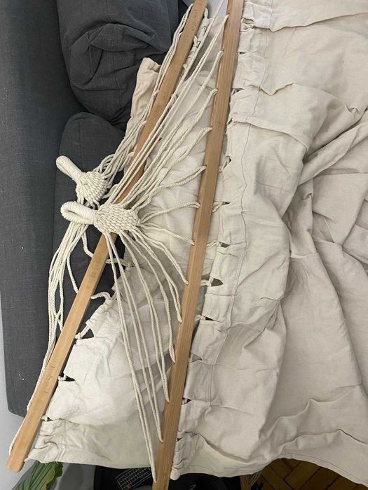 SONGMICS hamak zewnętrzny oddychający, 210 x 150 cm,