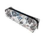 Piórnik prostokąt kostka Paisley kwiaty kawowe Bee-bee ,228x92 mm