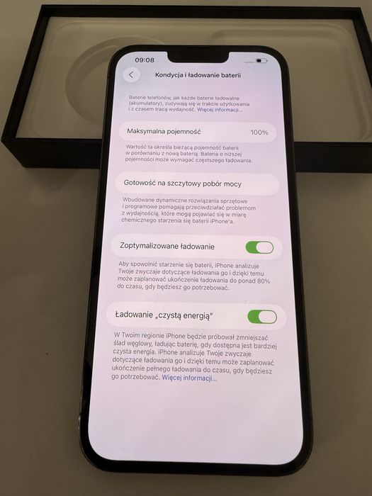 iPhone 13 Pro Max 128gb Midnight Green Bateria 100%