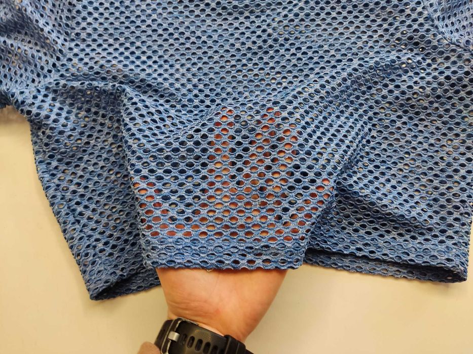 Croptop niebiski siateczka TopShop 38/M