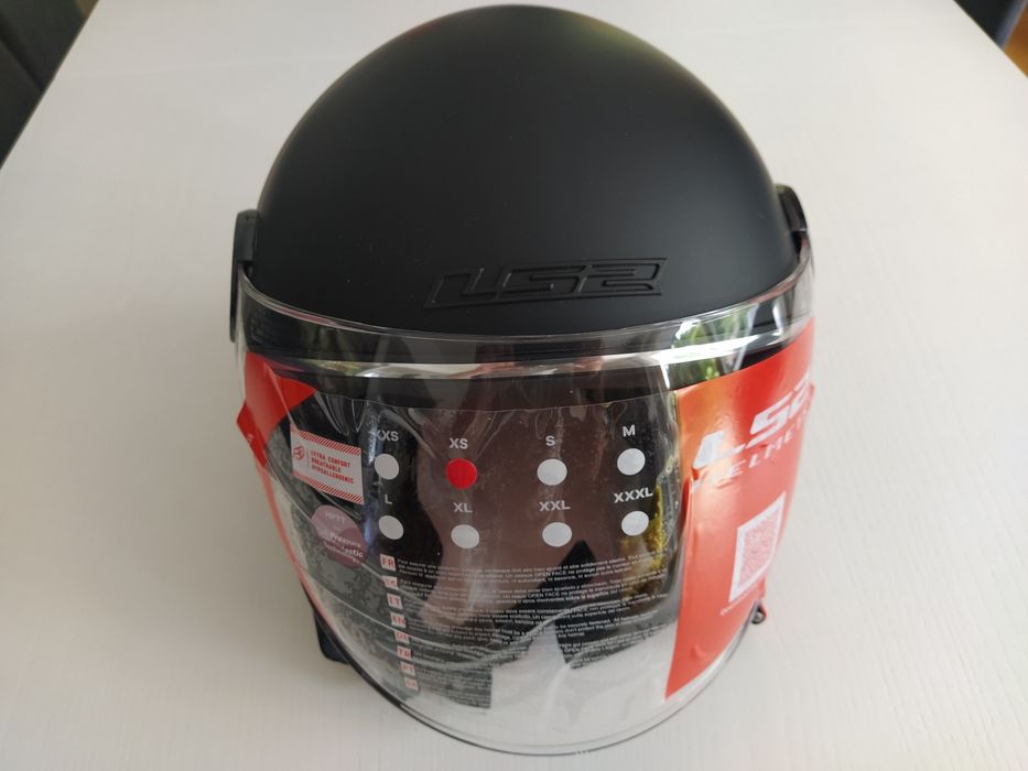 Kask motocyklowy dziecięcy LS2 OF558 Sphere Lux Czarny Mat