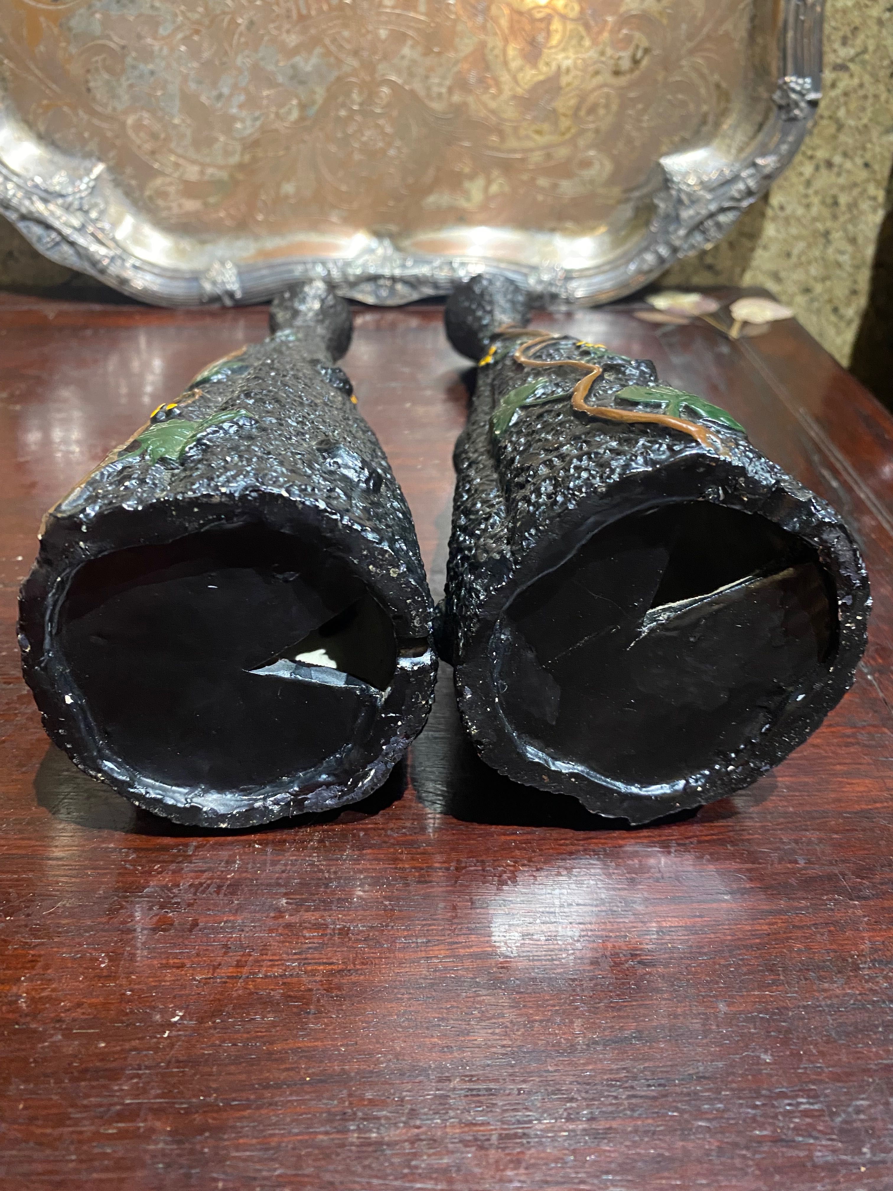 Floreiras Arte nova cerâmica das Caldas da Rainha 24 cm