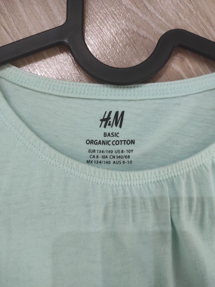 Bluzeczki z krótkim rękawem H&M r. 134/140