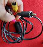 Przewód Kabel jack 3.5mm stereo 2RCA cinch 1,3 m