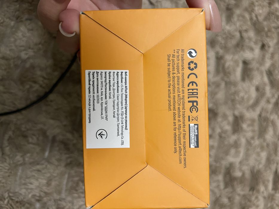 Веб-камера для комп'ютера A4tech PK-910H (Silver+Black)