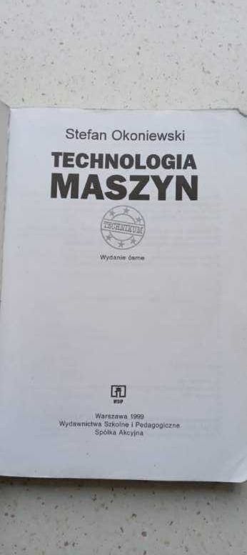 Technologia maszyn Stefan Okoniewski