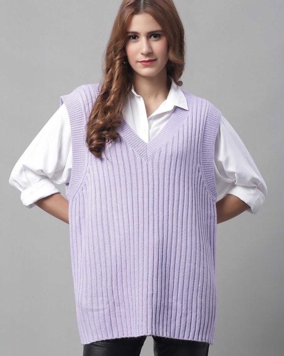 жіночий жилет жилетка H&M довга + рубашка,  р.48/М