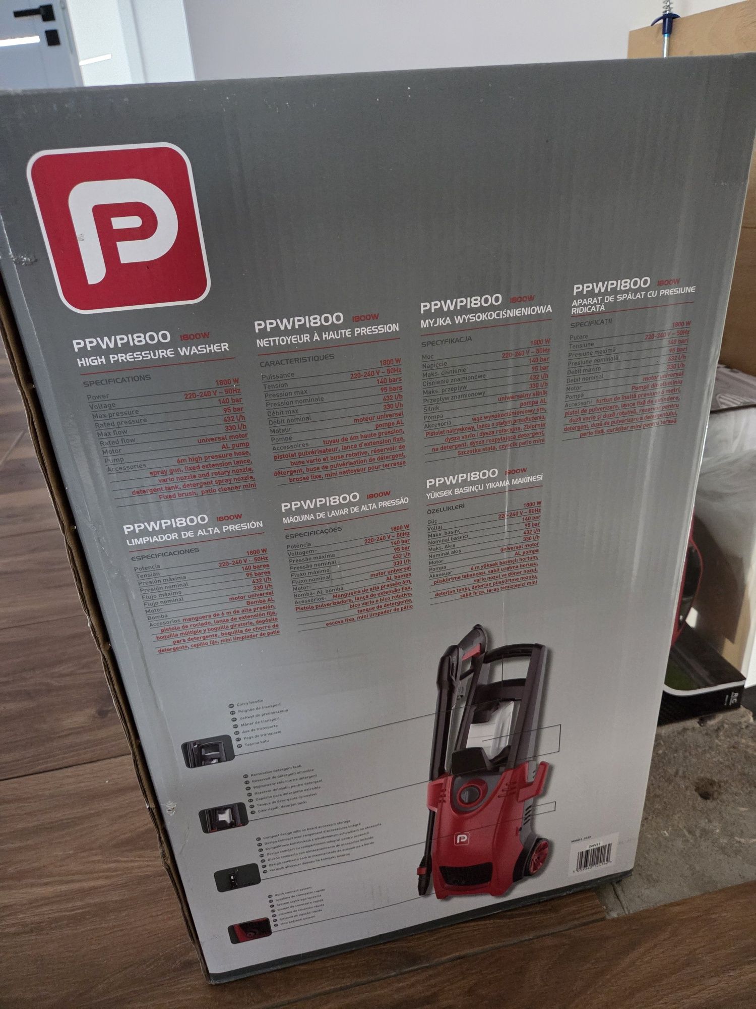 Myjka ciśnieniowa Performance Power PPWP1800 Nowa!