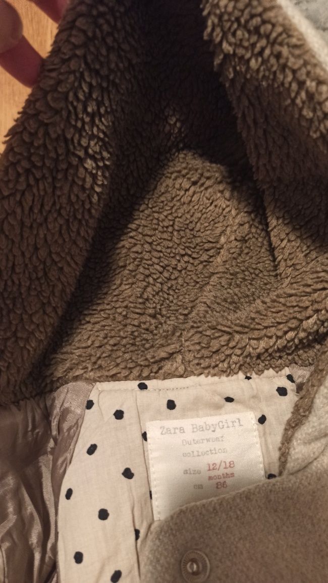 Płaszczyk kurteczka Zara BabyGirl 86 cm