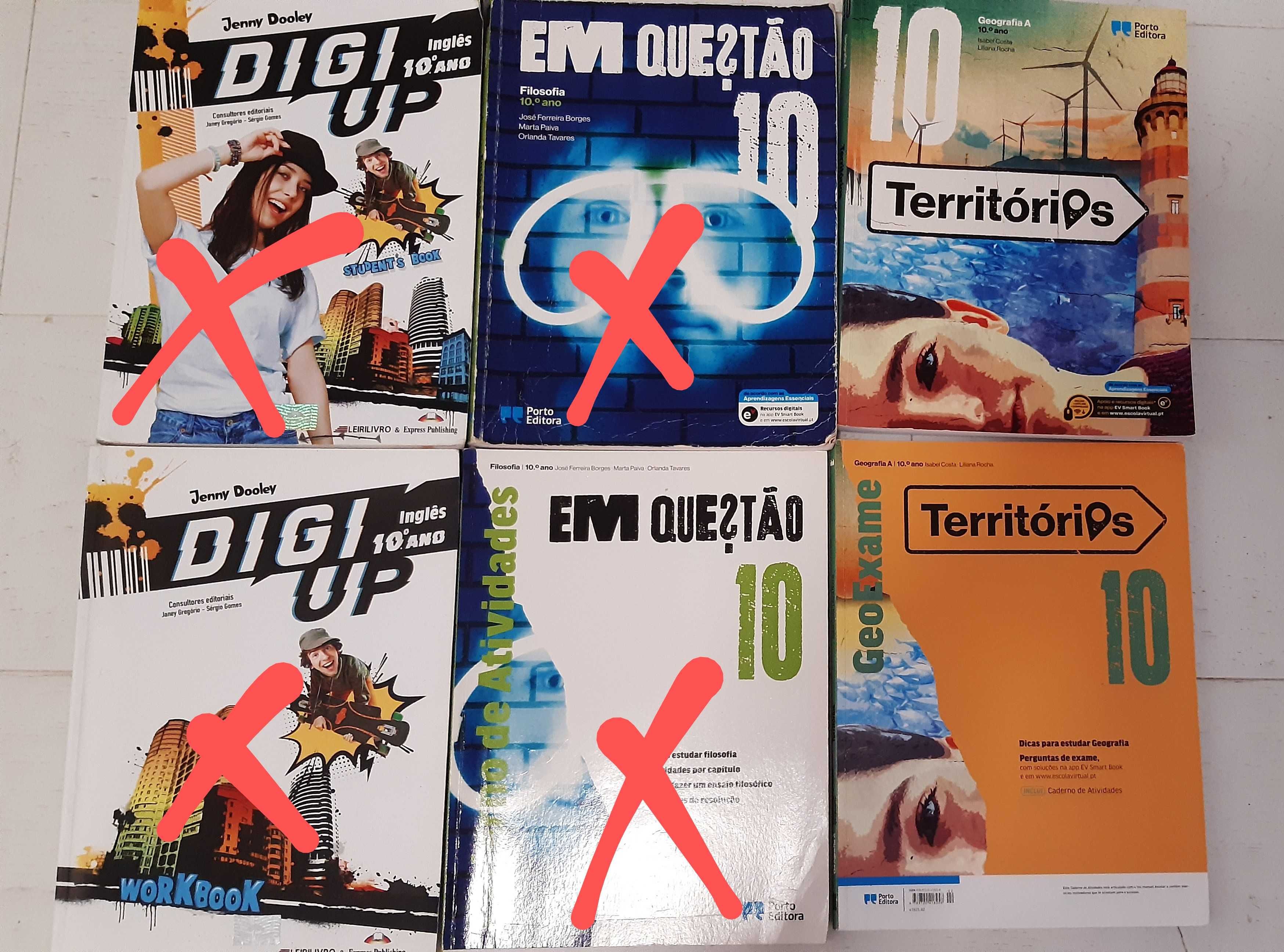 Livros escolares 10/ 11 ano