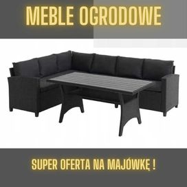 Zestaw mebli ogrodowych TARASOWTCH technorattan STÓŁ + NAROŻNIK