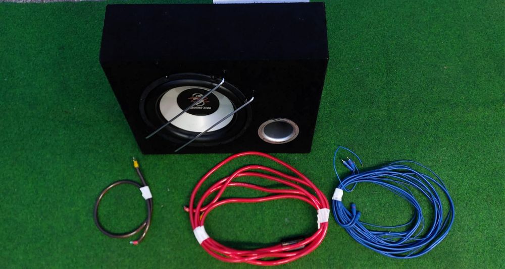 - Skrzynia Basowa - wzmacniacz - Zestaw Car Audio -GROUND ZERO IMPULSE