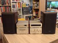Wieża Hi-Fi Technics HD81, głośniki, pilot, w pełni sprawna
