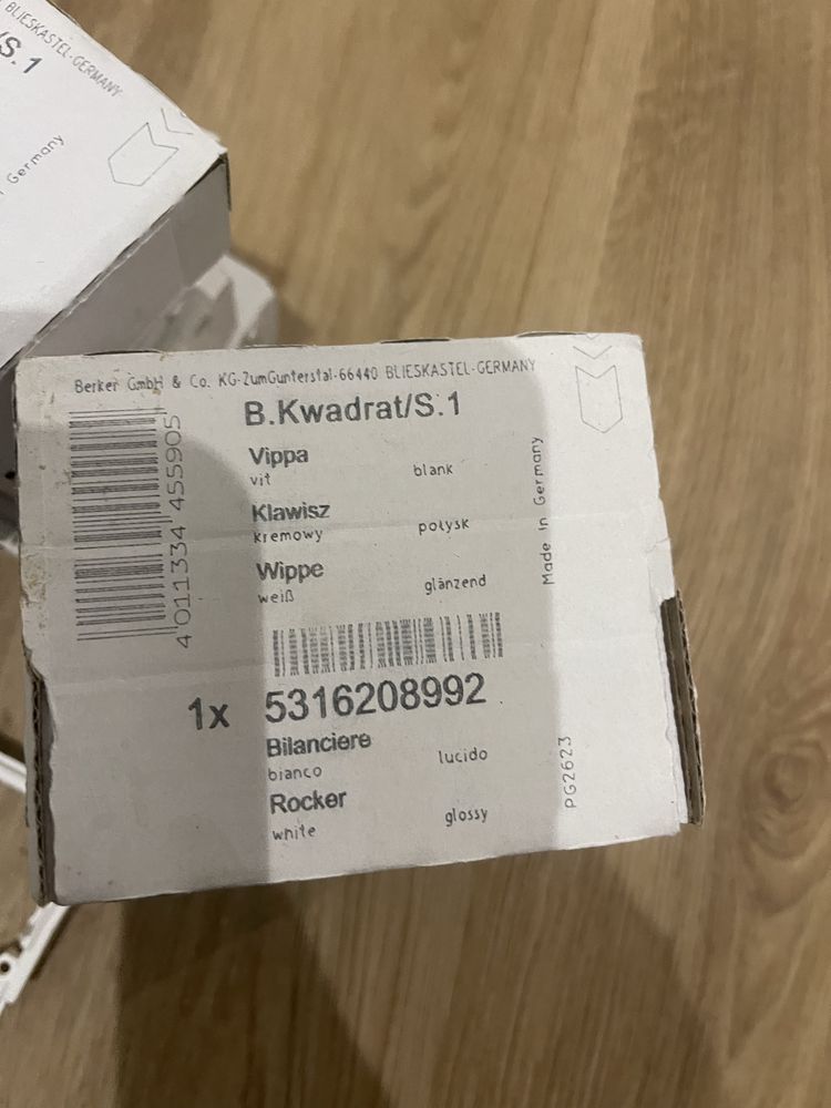 Klawisze pojedyncze podwujne  berker