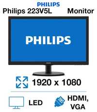 Монитор PHILIPS 223V5L 21,5" FullHD LED HDMI |  17" LG Flatron