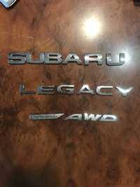 Буквы Subaru Legacy