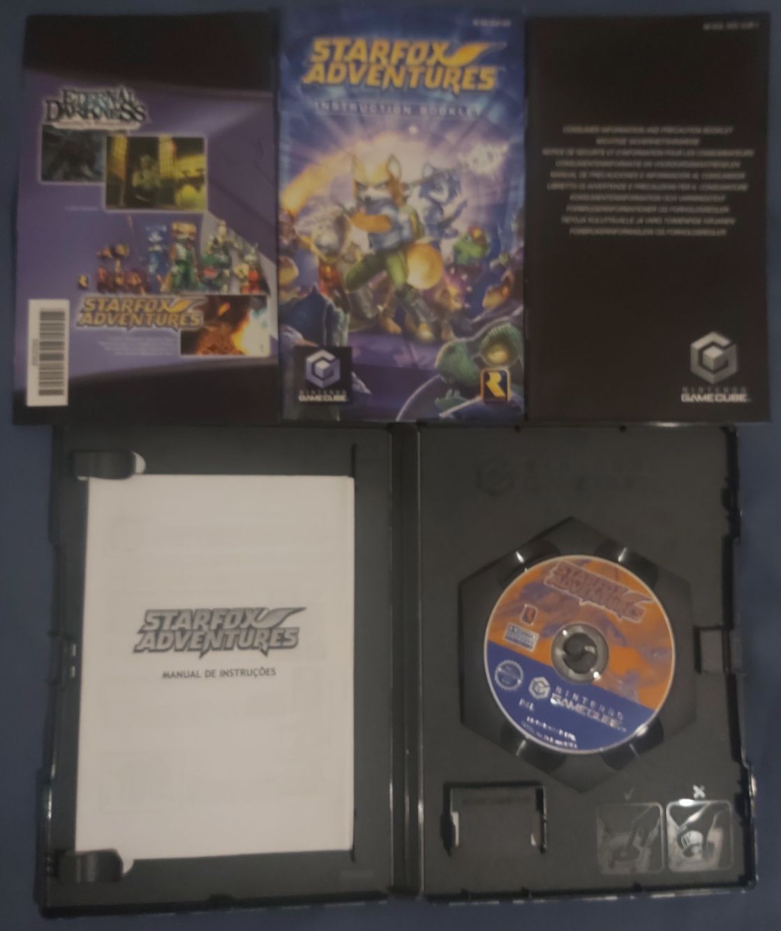 Game Cube Starfox Adventures.
