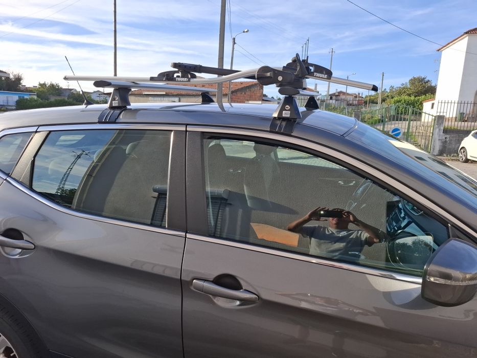 Barras de tejadilho cruz airo + suporte de bicicleta thule