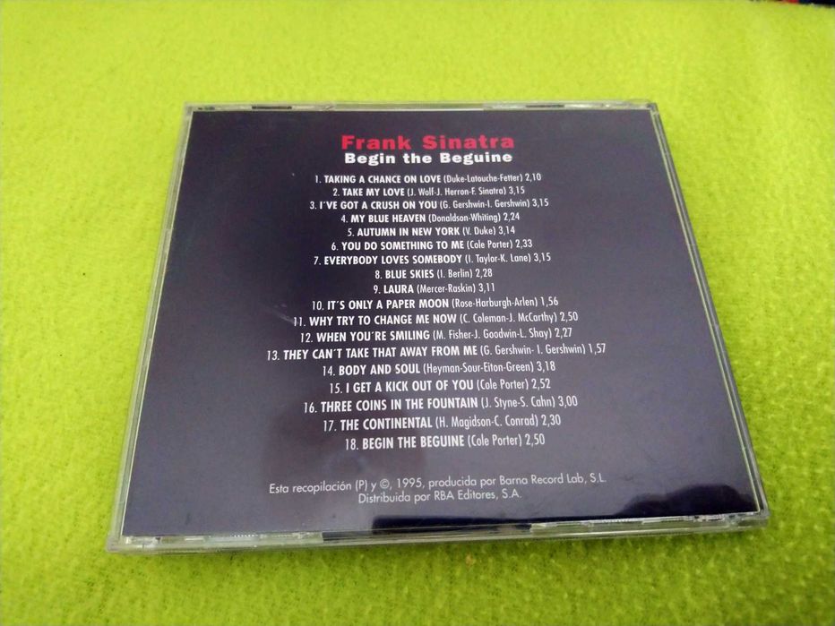 CD Frank Sinatra – “Begin the Beguine” (original)