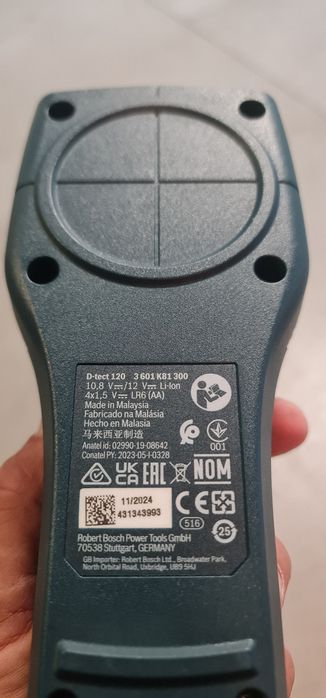 Profesjonalny Wykrywacz Metali BOSCH D-TECT 120 NOWY