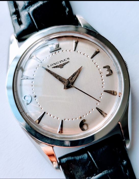 Oryginalny szwajcarski zegarek Longines z 1954
