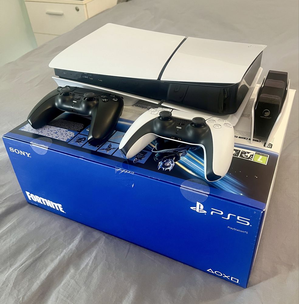 Playstation 5 slim + дисковод, 1 ТБ