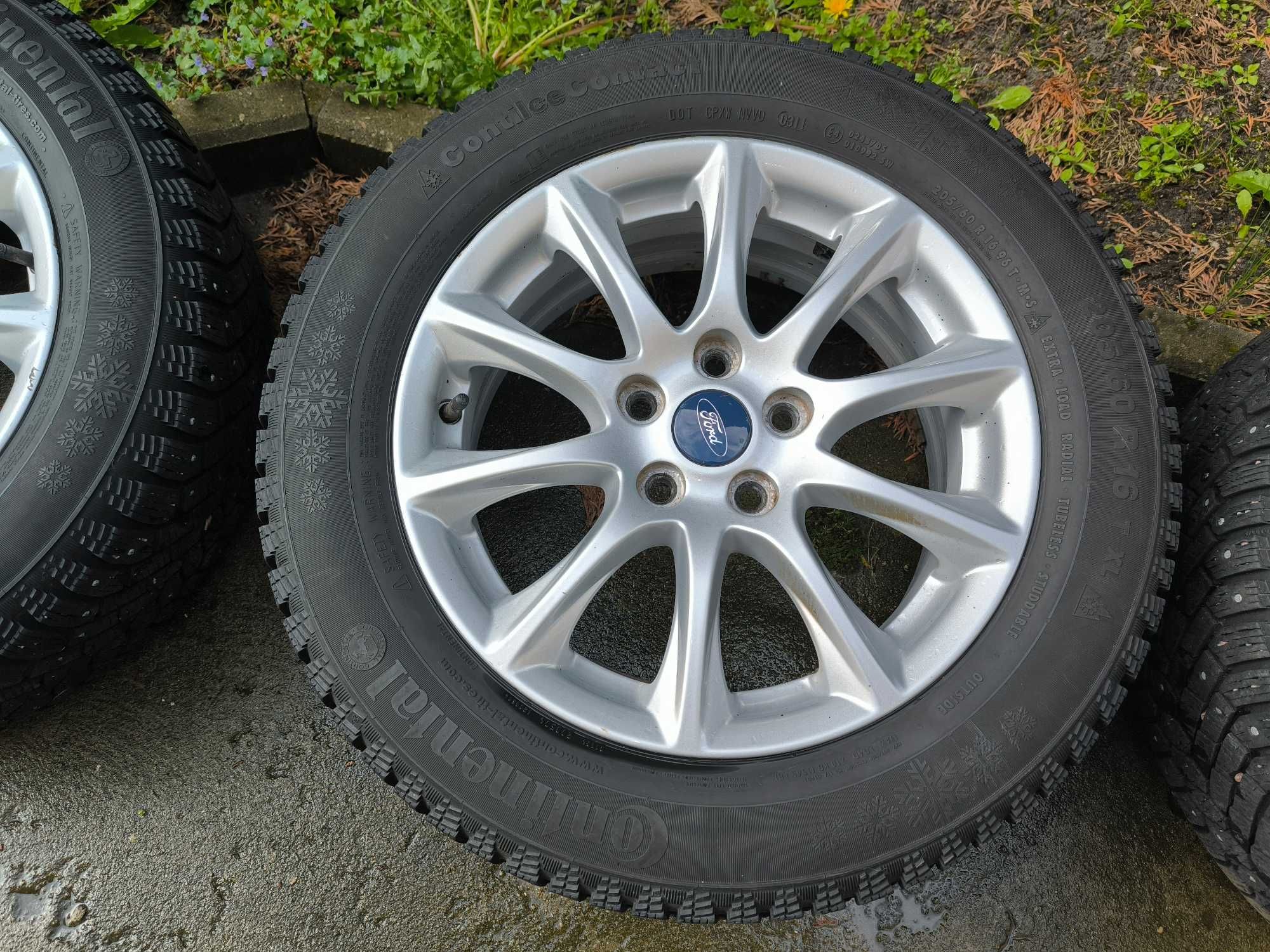 Koła oryginał FORD 5x108/16, opony 205/60R16 TXL  96T