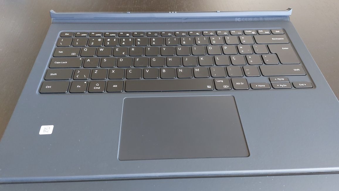 Capa teclado Samsung Galaxy Tab S9 Ultra preta