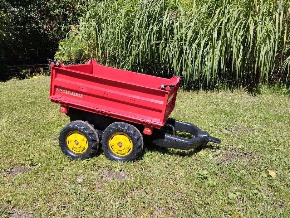 Zestaw rolly toys traktor + przyczepa +cysterna