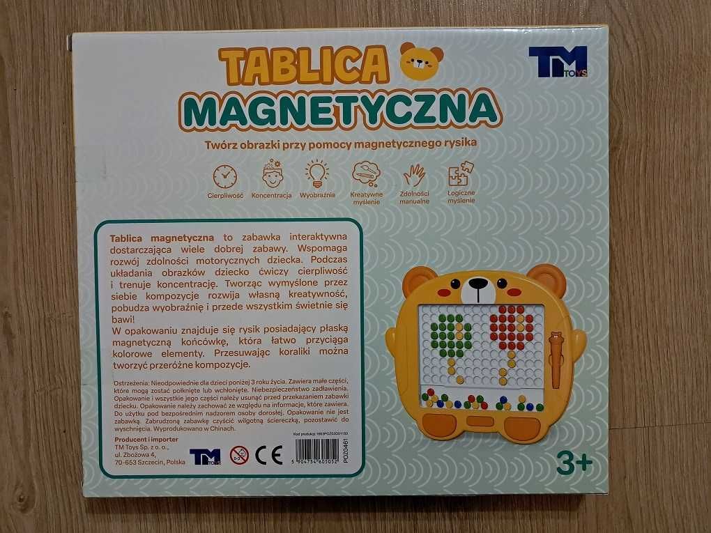TABLICA magnetyczna TM Toys MIŚ nowa